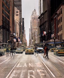 Sunny Afternoon by Ziv Cooper - Original Painting on Box Canvas sized 25x30 inches. Available from Whitewall Galleries